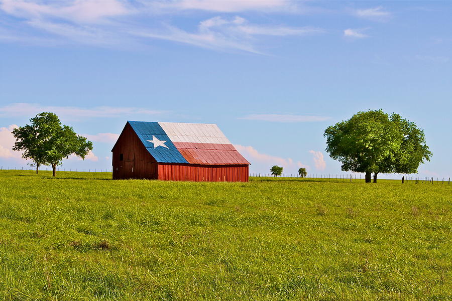 Texas Barn Photograph by John Babis