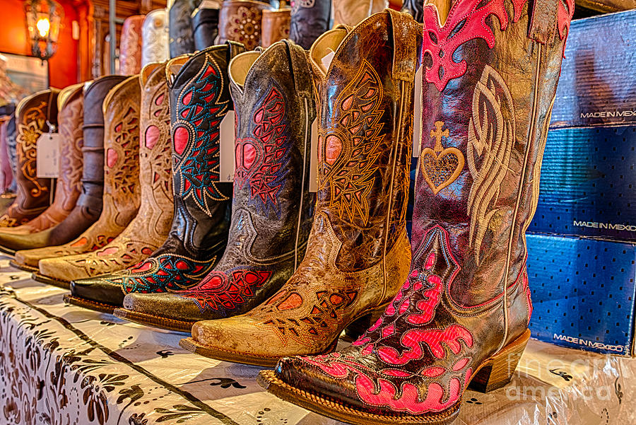 Texas Cowboy Boots Photograph by Bee Creek Photography - Tod and Cynthia