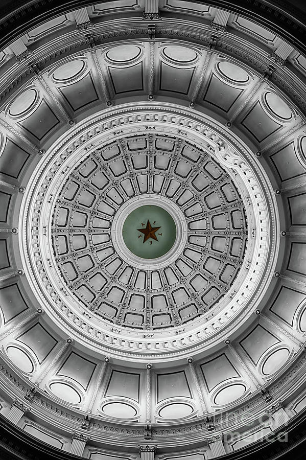 Texas Capitol Dome Photograph by Doug Sturgess