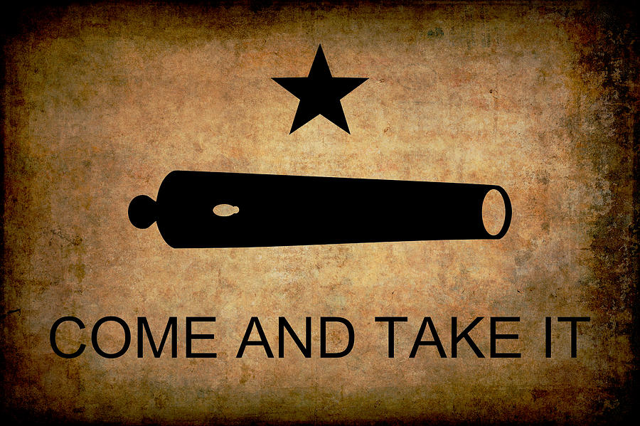 Texas Come And Take It Flag 1835 Photograph by Daniel Hagerman