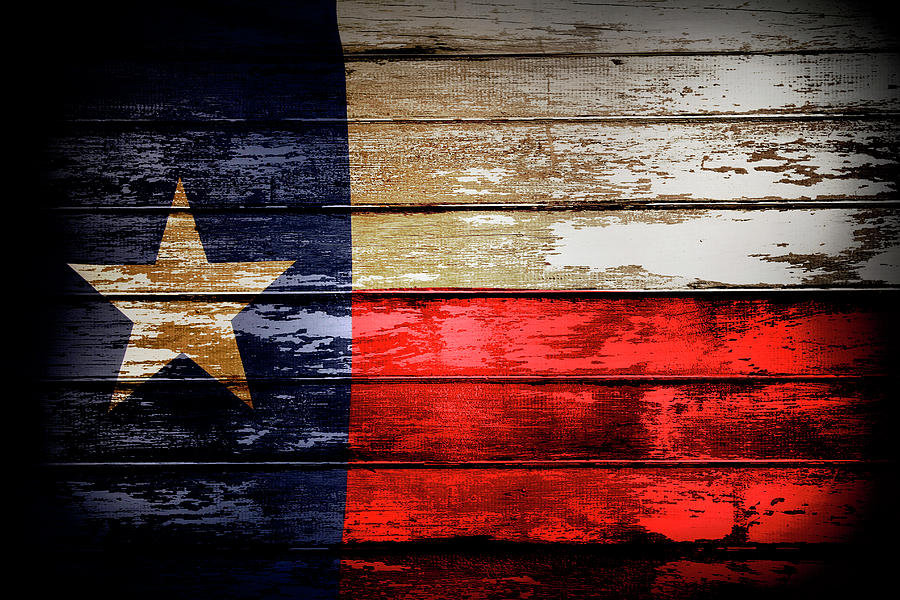 Texas flag Photograph by Les Cunliffe