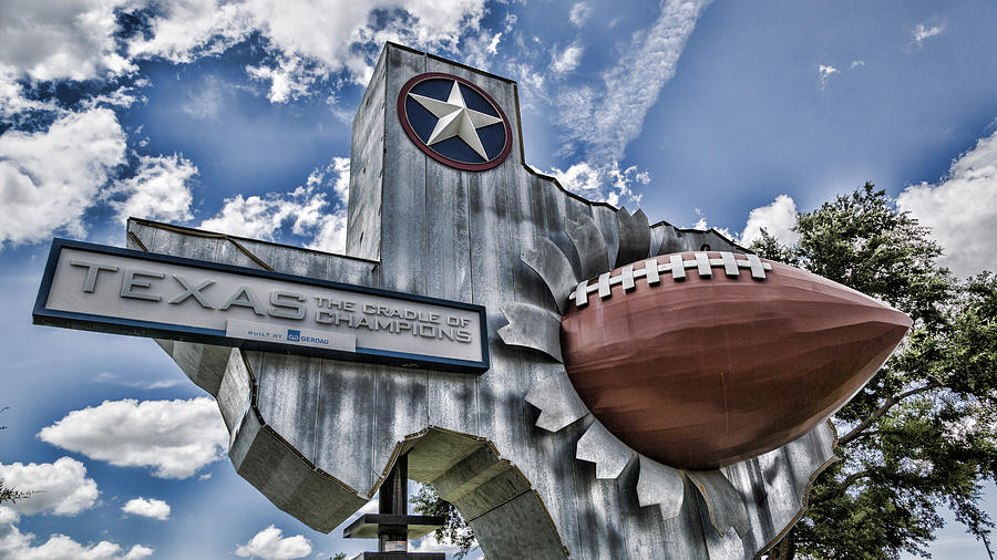 Football Photograph - Texas Football by Stephen Stookey