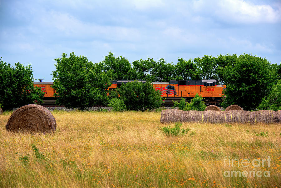 Texas Freight Train Photograph