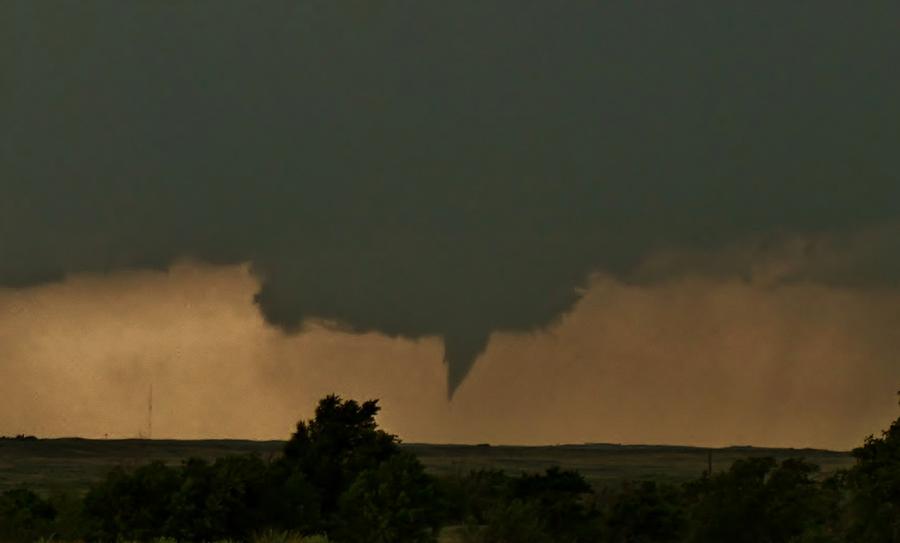 Texas Funnel Cloud Photograph by Ed Sweeney