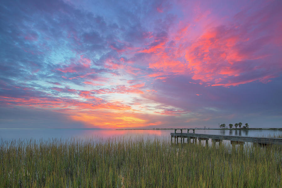 Texas Gulf Coast Sunset - Rockport 4 Photograph by Rob Greebon