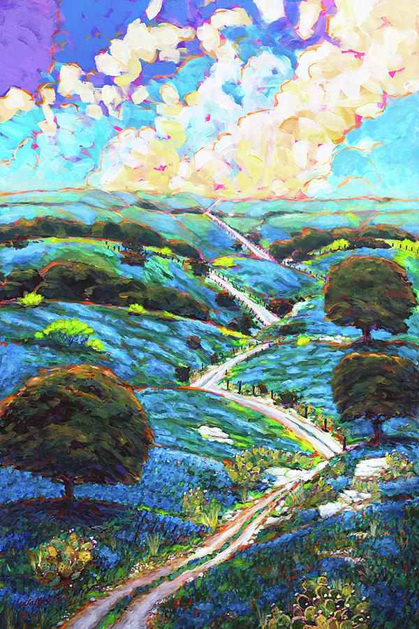 Texas Hill Country Spring Painting