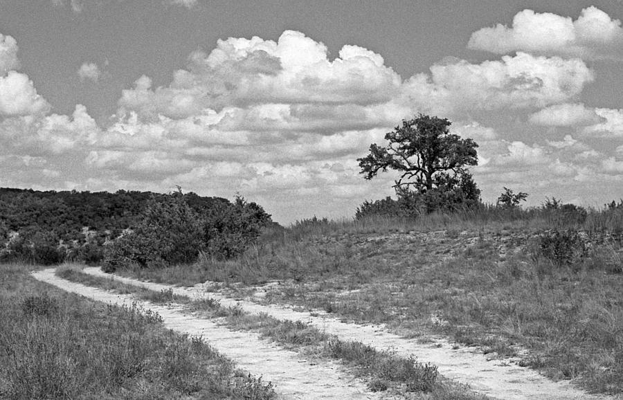 Rural Scene Photograph - Texas Hill Country Trail by Jim Smith