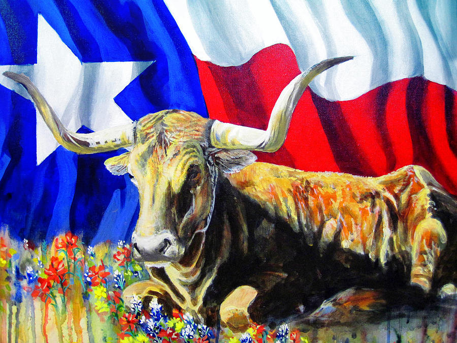 Texas Icons Painting by Cynthia Westbrook