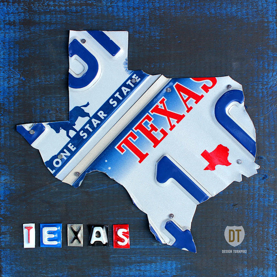 Houston Texans Football Team Retro Logo Recycled Texas License Plate Art  Women's T-Shirt by Design Turnpike - Pixels