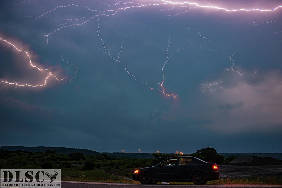Lightning Photograph - Texas Lightning by William Kimpton