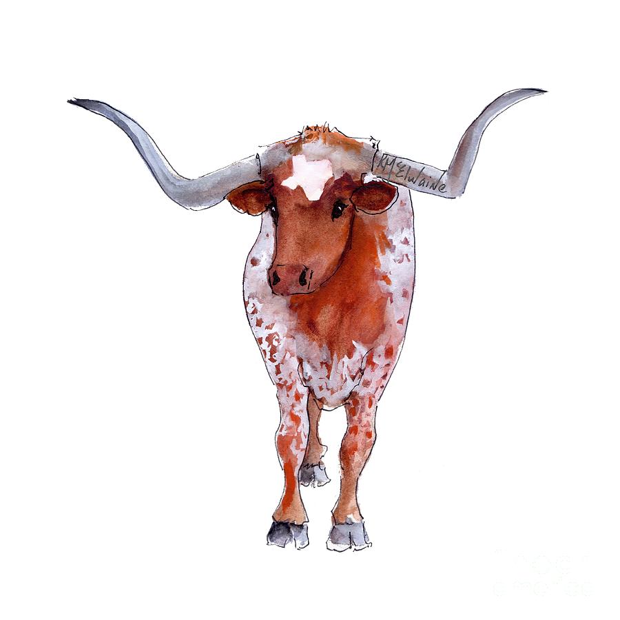 Texas Longhorn Branded by Kathleen McElwaine Texas Longhorn Branded by Kathleen McElwaine