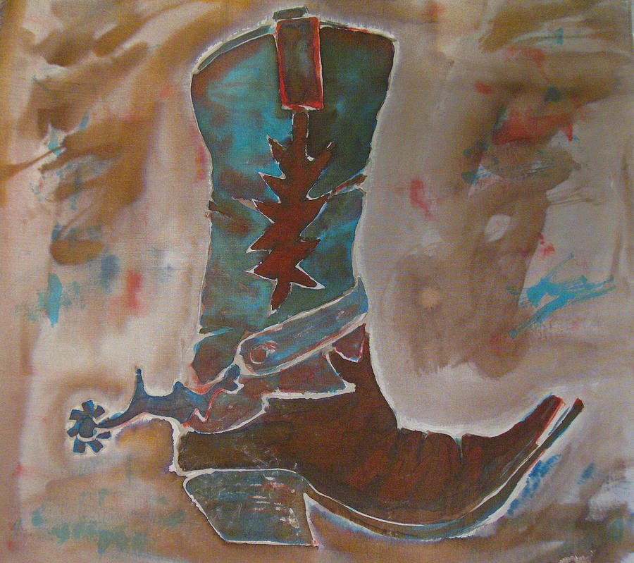Texas One Step Painting by Kelly Smith