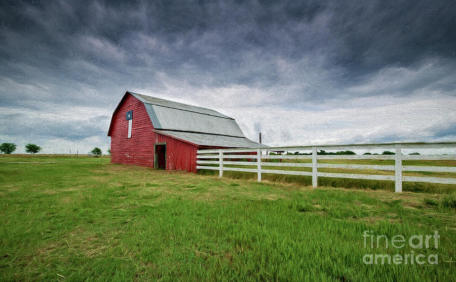 Texas Red Barn Photograph by Patti Schulze