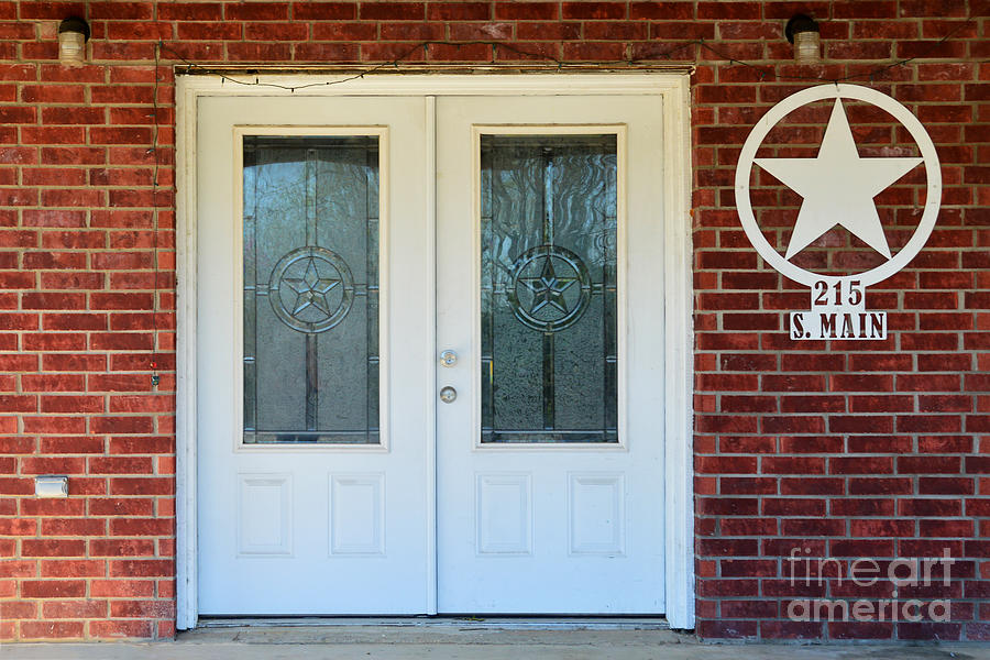 Texas Star Double Doors Photograph by Catherine Sherman