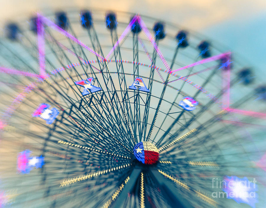 Texas Star Ferris Wheel Photograph by Sonja Quintero