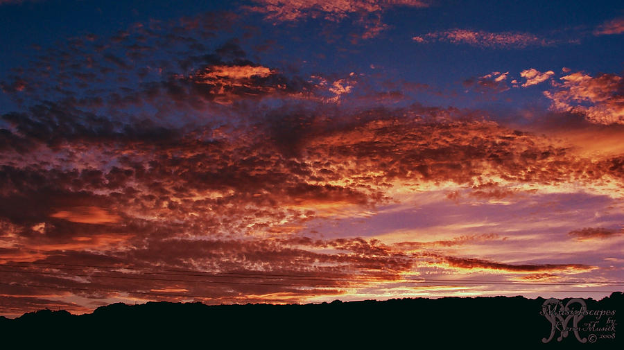 Texas Style Sunset Photograph by Karen Musick