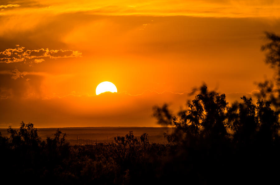 Sunset Photograph - Texas Tangerine by Brandon Green