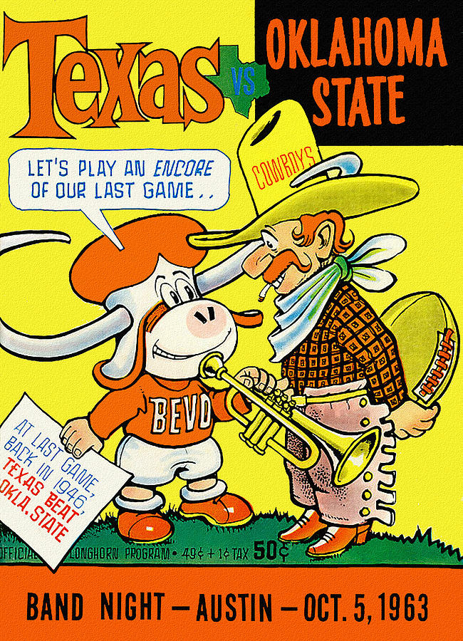 Dallas Texans vs Buffalo 1960 Program by Big 88 Artworks