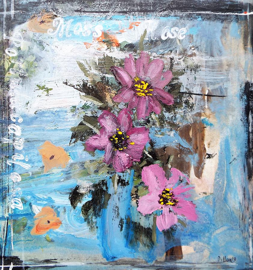 Texas Wildflowers Tp A Painting by Michael Dillon