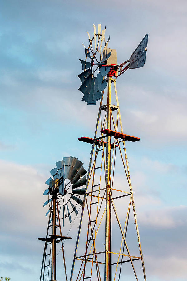 Texas Windmills Photograph by Art Block Collections
