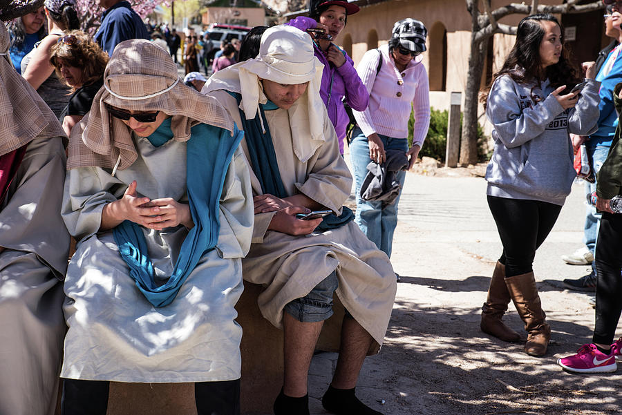 Texting Jerusalem Photograph by Tom Cochran