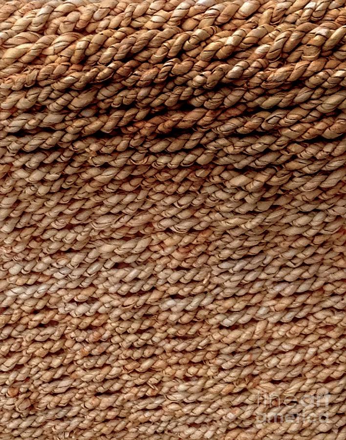 Texture Basketweave Photograph by Joan-Violet Stretch