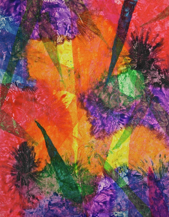 Texture Garden Mixed Media by Michele Myers