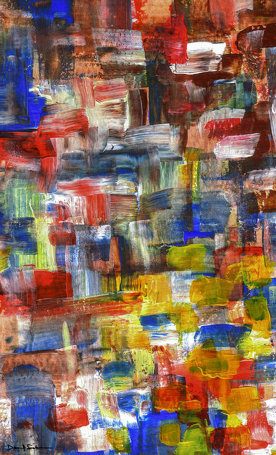Abstract Painting - Texture of Color by Dan Sisken Abstract Painting - Texture of Color by Dan Sisken