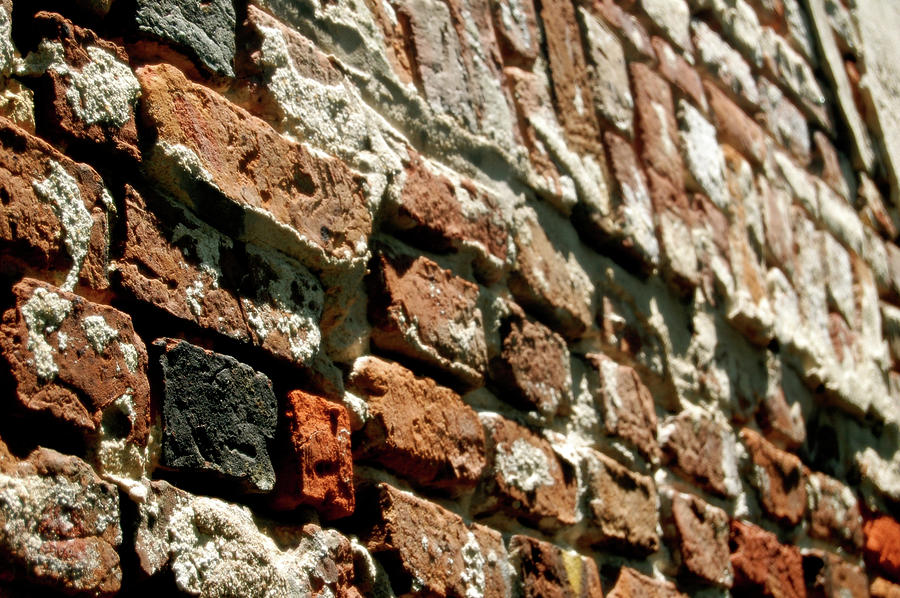 Summer Photograph - Texture of the Brick by Justin Ellis