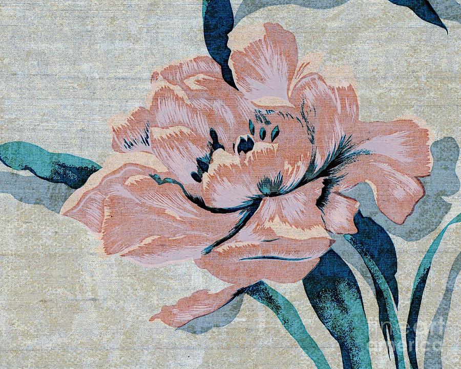 Flowers Mixed Media - Textured Floral No.2 by Writermore Arts Flowers Mixed Media - Textured Floral No.2 by Writermore Arts