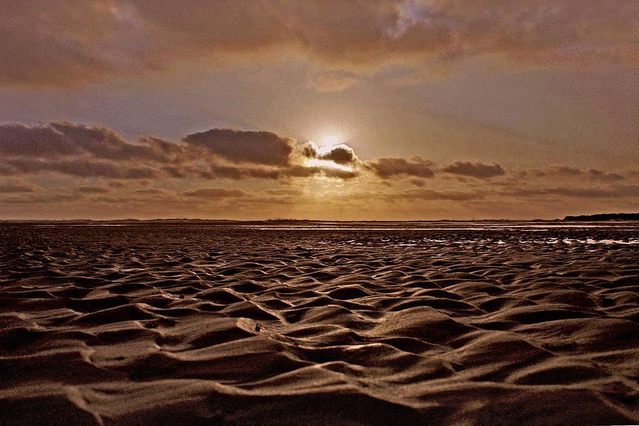 Textured Sand And Sunset  Photograph by Kami McKeon