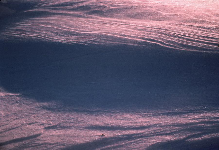 Textured Snow  Photograph by Lyle Crump