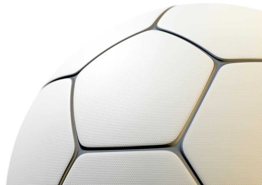 Textured Soccer Ball Closeup Digital Art By Allan Swart Fine Art America