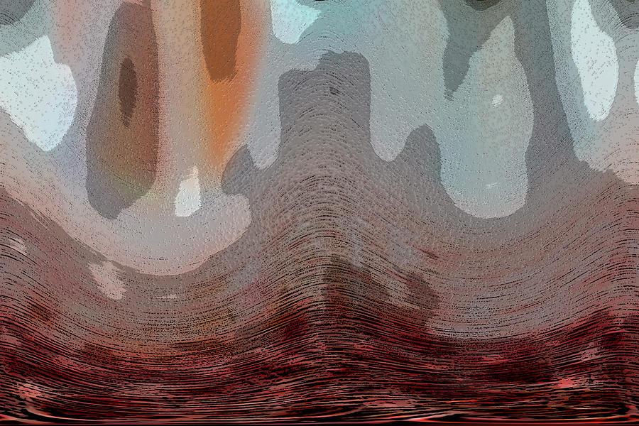 Textured Waves Digital Art by Linda Sannuti