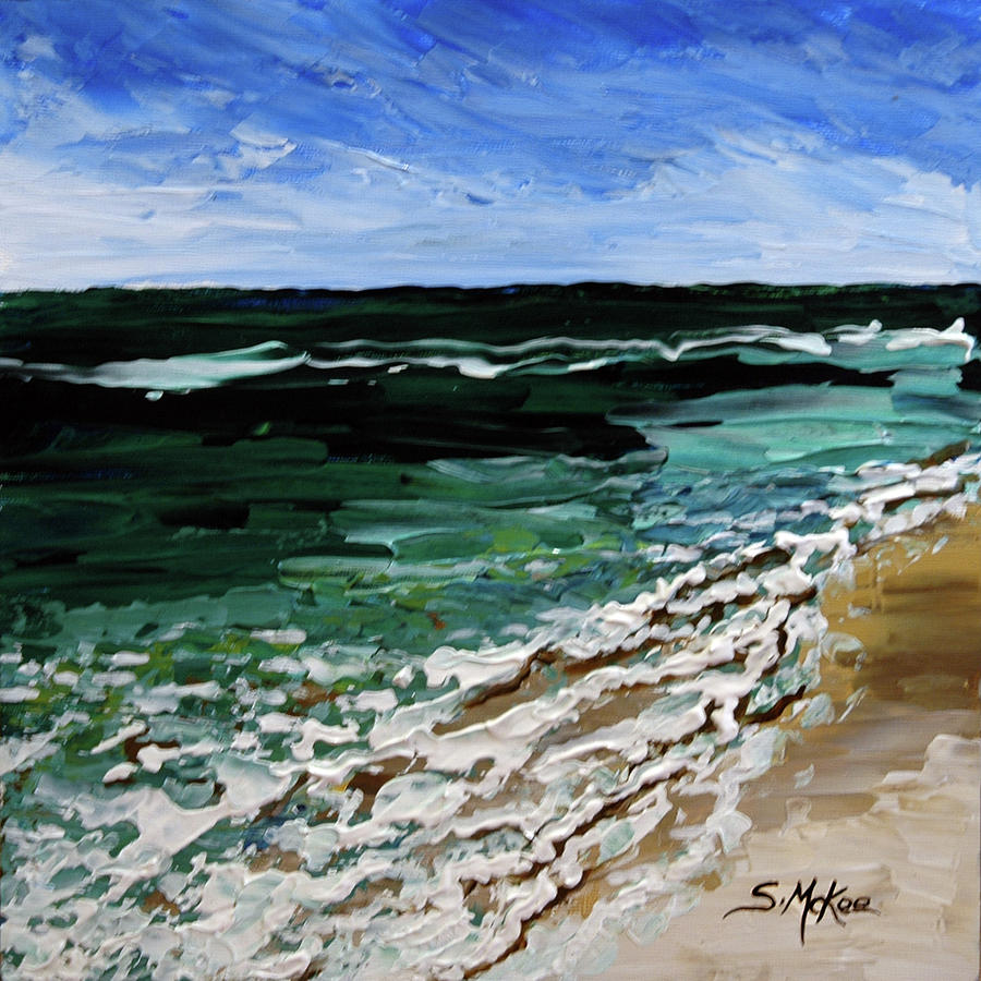 Textures of the Tide Painting by Suzanne McKee