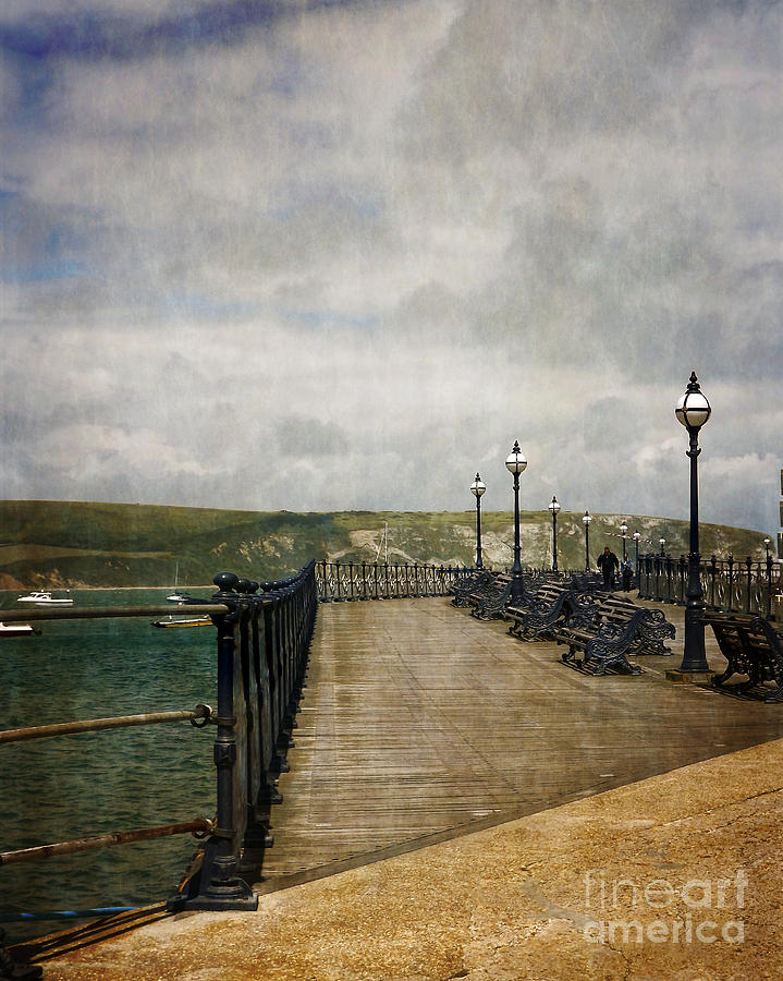 Textures On Swanage Pier Photograph by Linsey Williams