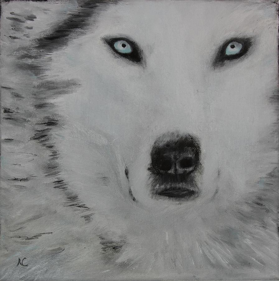 The Stare Painting by Neslihan Ergul Colley