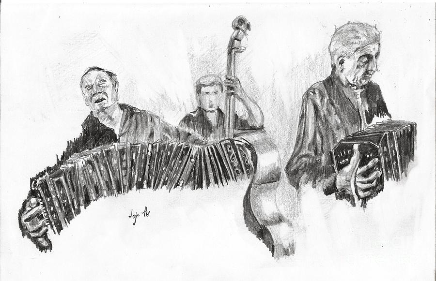 Tha Tango Band Painting by Eli Gross