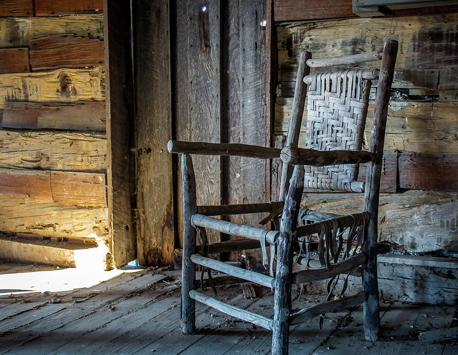 Thacker Cabin Chair Photograph by Susie Weaver