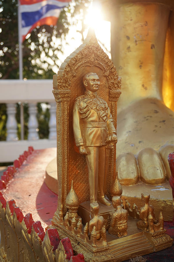 King Photograph - Thai King Statuette by Don Charisma King Photograph - Thai King Statuette by Don Charisma