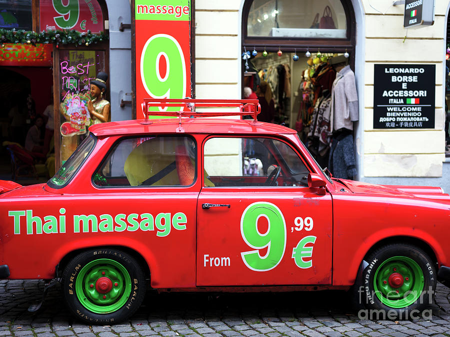 Thai Massage Car Prague Photograph by John Rizzuto