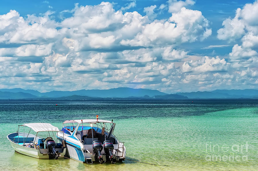 Thai Motor Boats Photograph by Antony McAulay