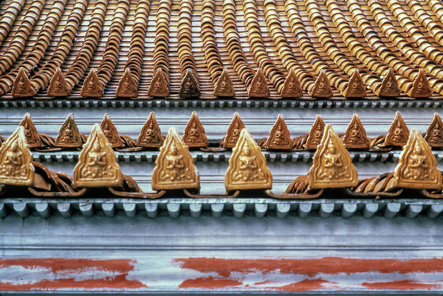 Thai Temple Roof Photograph by Valerie Brown
