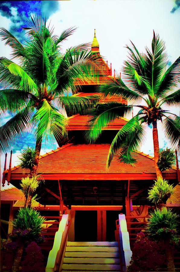 Thailand Architecture Mixed Media by Joseph Hollingsworth