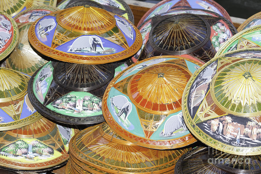 Thailand Hats Photograph by Anthony Totah