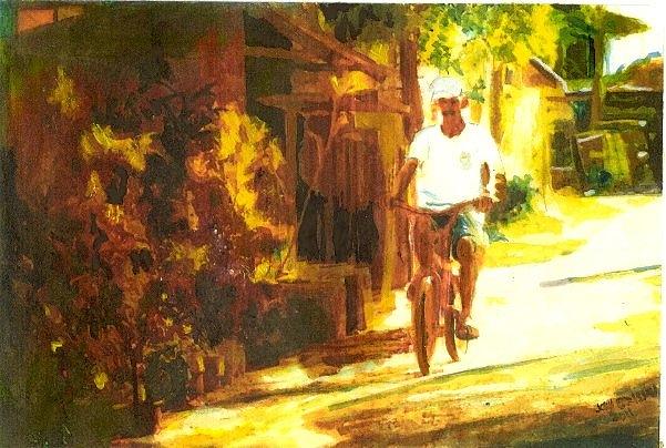 Thailand Ride Painting by John Brisson