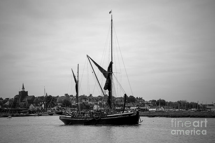 Thames Barge Photograph by Roger Lighterness
