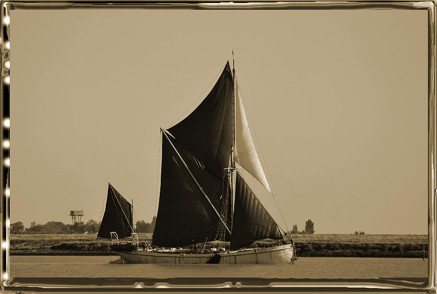 Thames Barge Photograph by Terence Davis