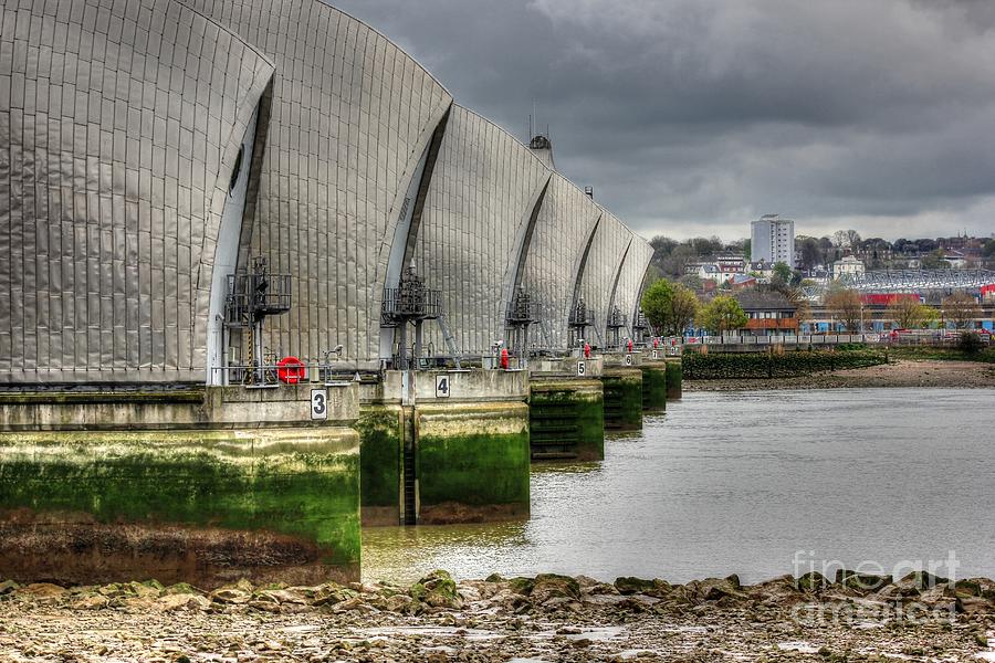 Thames Barrier HDR Photograph by Vicki Spindler