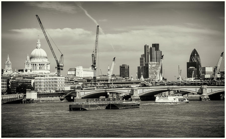 London Photograph - Thames London Skyline by Stewart Marsden